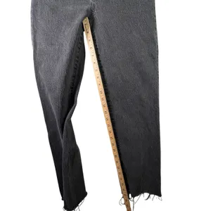 Madewell Perfect Vintage Straight Jeans Womens Black‎ High Rise Ankle 26 thumbnail 9