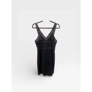 Free People Black Lace Cocktail Mini Dress Romantic Gothic Lolita Coquette M thumbnail 4