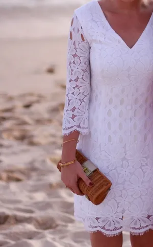 Lilly Pulitzer Macon Dress Resort White Whitaker Lace Sz 6. Originally $368. thumbnail 2