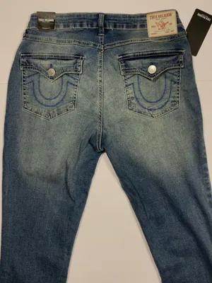 True Religion Jennie Curvy Jeans Women Mid Rise Super Skinny Blue NWT Denim 31 thumbnail 4