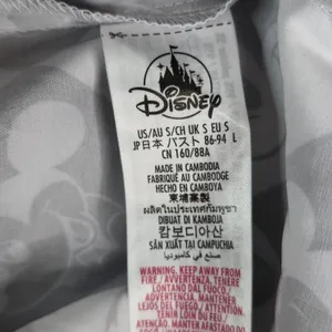 Disney Mickey Mouse‎ Sleep Shirt For Adults Size Small Black White Polyester thumbnail 14
