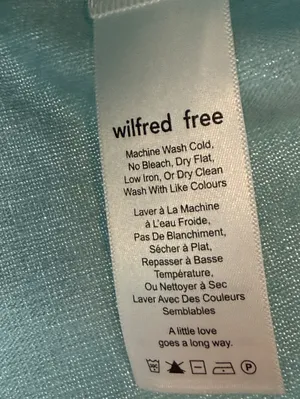 Wilfred Free by Aritzia Blue Sleeveless Twist Front Tank Top - Size - Small thumbnail 5