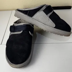 UGG Dune Slip On Suede Shearling Slippers Womens 7 Cozy Gorpcore Adjustable Cozy thumbnail 1