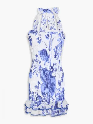Charo Ruiz Ibiza Lexy Short Mini Dress in Surf Blue Womens XS EUC thumbnail 7