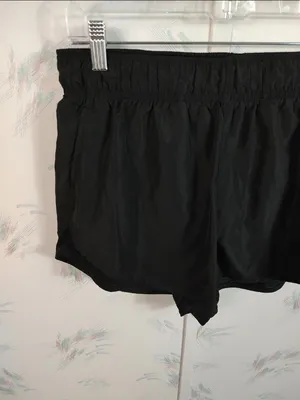 Athletic Works Black High Waisted Shorts L thumbnail 2