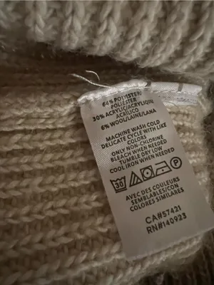 Loft Cream Knit Boatneck Women's Sweater thumbnail 6