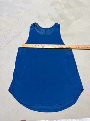 Lululemon Royal Blue athletic Tank Top thumbnail 2
