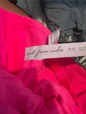 Urban outfitters pink mesh corset top M thumbnail 9