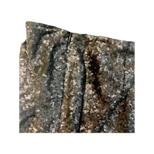 New The Limited Womens Midi Skirt Sz 0 Black All Over Sequin Side Slit‎ thumbnail 5