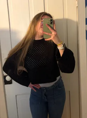 American Eagle black sweater  thumbnail 1