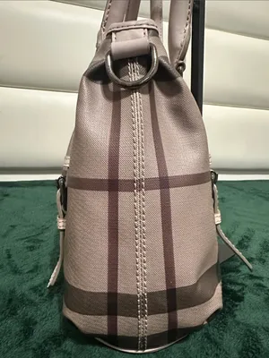 Burberry Northfield Convertible Tote Smoked Check Coated Canvas thumbnail 5