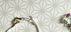 Sterling Silver Starfish Necklace (207) Purple thumbnail 4