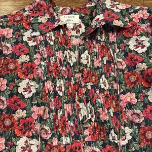 J. Crew Liberty Floral Long Sleeve Blouse , xS thumbnail 2