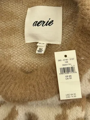 Aerie‎ Leopard Buttercream Sweater thumbnail 4