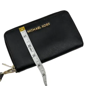MICHAEL KORS Black Zip Around Wallet thumbnail 7