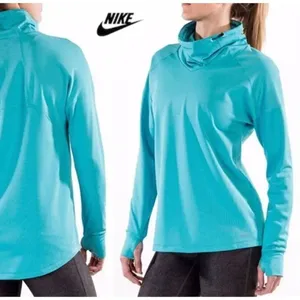 NIKE Women’s Relay Running Top Midweight Long Sleeve Funnel Neck Size XS thumbnail 2