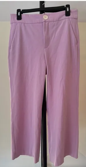 Zara size small Pastel Lilac purple Pants thumbnail 1