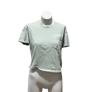 Madewell x Free & Easy Women's Crop T-Shirt Green Size S Graphic Back thumbnail 3