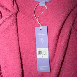 Pink Zip-Up Hoodie by Florence by Mills sz Md NWT thumbnail 5
