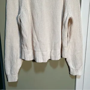 Old‎ Navy Women's Size Medium Shaker-Stitch Sweater Crewneck Creme De La Creme thumbnail 5