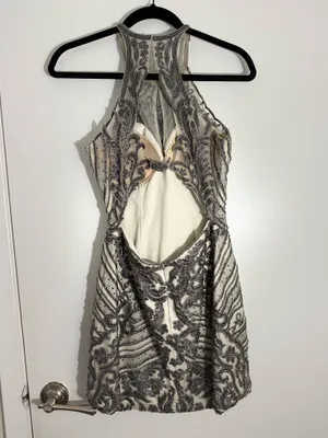 Cocktail dress Silver Size 00 thumbnail 2