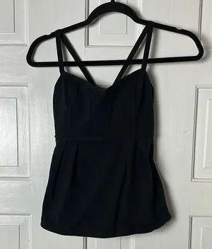 Lululemon Women's Black Tank thumbnail 1