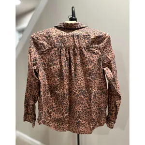 Aerie Leopard Print Button Up Shirt thumbnail 5