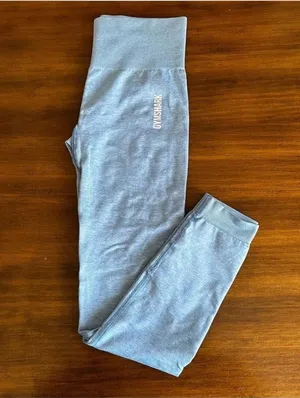 Gymshark Light Blue Leggings thumbnail 1