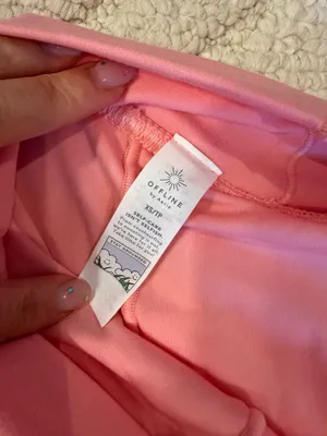 Aerie OFFLINE Pleated Tennis Skirt Pink Two Tone Size XS thumbnail 3