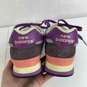 New Balance Women’s 9.5 B 515 Sneakers WL515MNF Gray Purple Casual Classic Shoes thumbnail 9