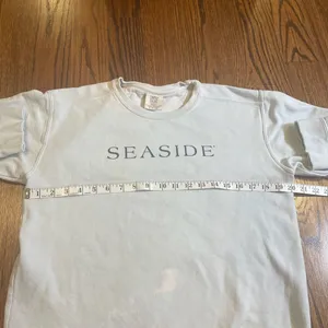 Comfort Colors Seaside Florida Baby Blue Crewneck Sweatshirt Size S (Flawed) thumbnail 4