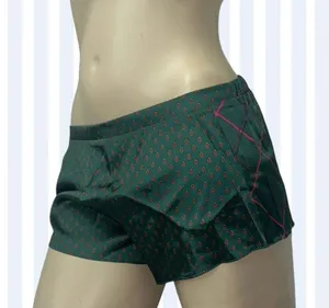 Victoria's Secret Women's Medium Green Silky Sleepwear Pajama Shorts Y2K Comfy thumbnail 8