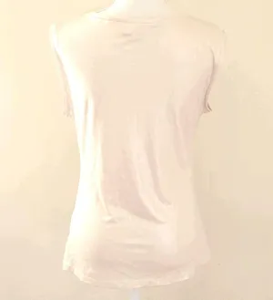 NY&CO metallic high sheen blouse size large thumbnail 5