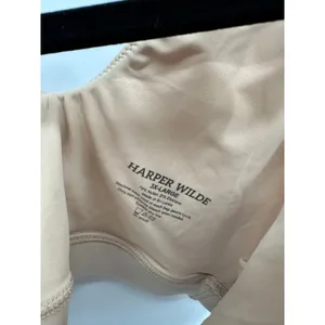 Harper Wilde Bliss Bralette Tan Beige Wireless Seamless‎ V-Neck Bra 3XL thumbnail 4