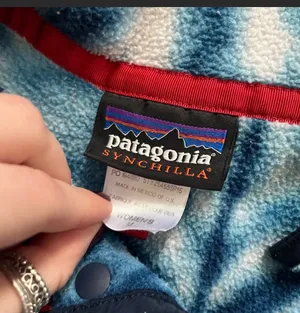 Patagonia Blue Thread Dye Synchilla Pull Over Medium thumbnail 3