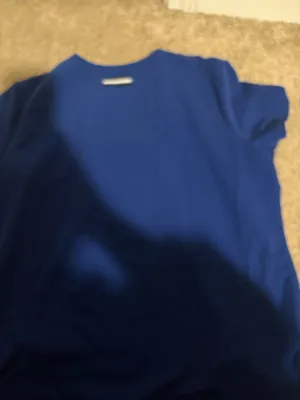 Royal blue scrub set Size S/M thumbnail 4