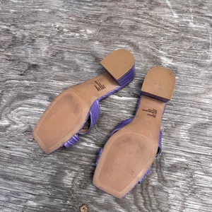 Steve Madden Women Gaia Block Heel Slide Sandals Size 6.5 Violet‎ Faux Leather thumbnail 7