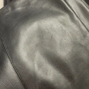 Meshki Zarsa Wide Leg Mid Rise Faux Vegan Leather Pants Going Out Minimalist thumbnail 8