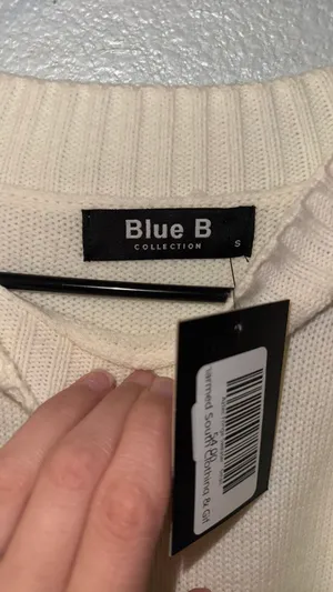 Blue B Collection Aztec Fringe Sweater thumbnail 4