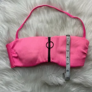 Calzedonia Cobey Hot Pink Ribbed Bikini Set Swimsuit thumbnail 6