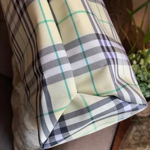 Authentic VINTAGE BURBERRY Checkered medium long tote thumbnail 4