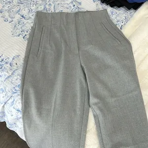 Zara high waisted pant trousers thumbnail 1