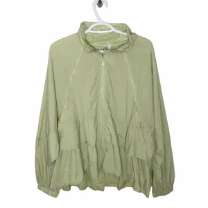 Free People Namaslay tiered ruffle jacket size M thumbnail 2