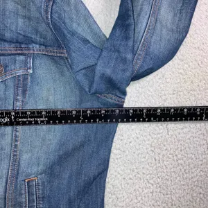 Old Navy Denim Trucker Jacket Women 2XL Blue Faded Utility Layering Outdoor thumbnail 6