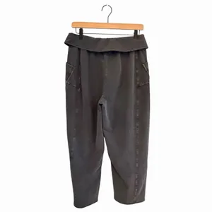 Daily Practice Anthropologie Sweatpants Sz S Foldover Waistband Athleisure Boho thumbnail 4