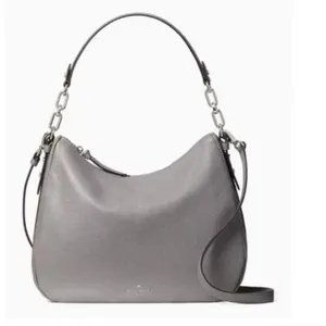 ♠️kate spade Mulberry street Vivian hobo bag in iced slate gray detachable strap thumbnail 3
