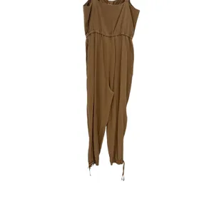 Alice + Olivia Tiana Button‎ Front Jumpsuit Tan Utility Cargo Tie Waist Size 8 thumbnail 12