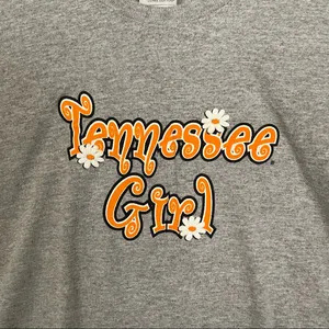 Gildan Vintage Women’s Tennessee Volunteers Flower Baby Tee thumbnail 2
