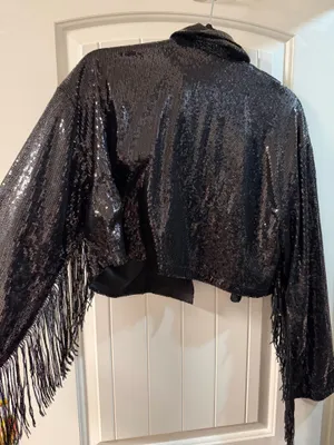 12th Tribe Sequin Fringe Jacket thumbnail 4