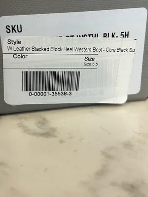 Everlane The Outlaw Boot Black‎ Western Stacked Heel Size 5.5 thumbnail 8
